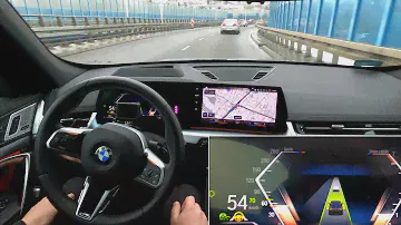 BMW X1 iX1: Driving Assistant Professional Level 2. Autonomous driving Traffic Jam & Highway Assist