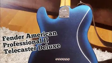 Fender American Pro II Tele Deluxe Dark Night – распаковка и первые впечатления