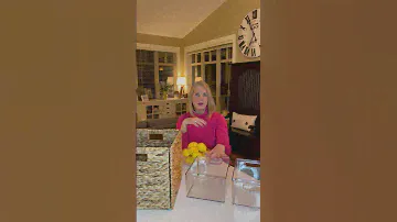 Tips from Professional Organizer Wendy about choice of storage containers for organizing the pantry.