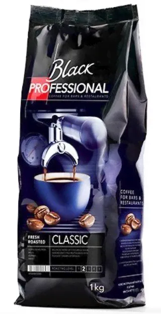 Black Professional Classic кофе в зернах 1 кг пакет арабика 100%-0