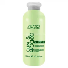 Шампунь с маслами авокадо и оливы Kapous Studio Professional Oliva And Avocado Shampoo Small Size