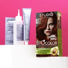 studio professional стойкая крем краска для волос studio professional 7.43 огненно-рыжий, 50 мл essem hair studio professional