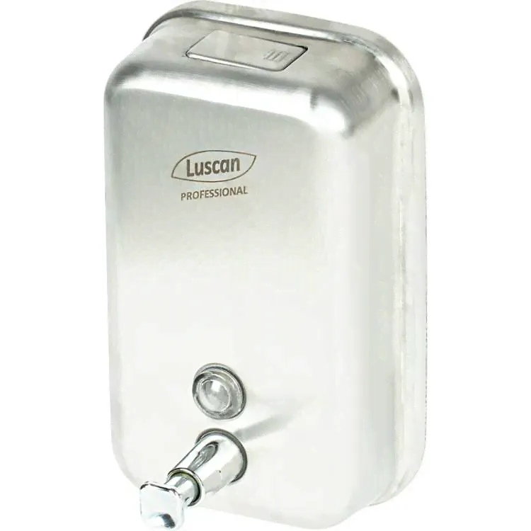 Дозатор для жидкого мыла металлический 1 л Luscan Professional Eco