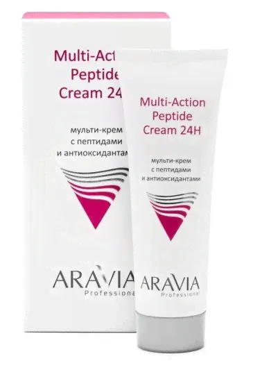 ARAVIA Professional Мульти-крем с пептидами и антиоксидантным комплексом для лица Multi-Action Pepti