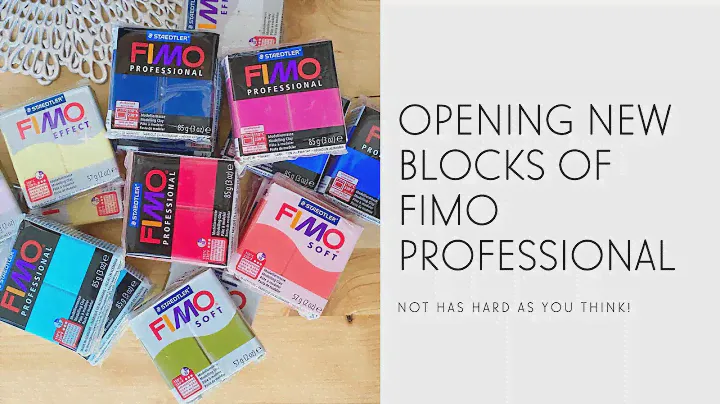 Открытие новых блоков Fimo Professional - Не то, что вы думаете!