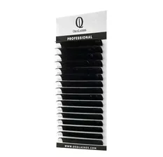 .Ресницы чёрные OKOLASHES Professional Black Mix-16 линий