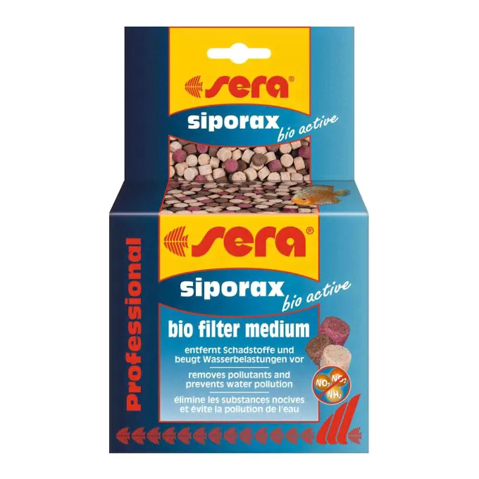 Наполнитель для фильтров Sera Siporax Bio Active Professional биологический 210 г