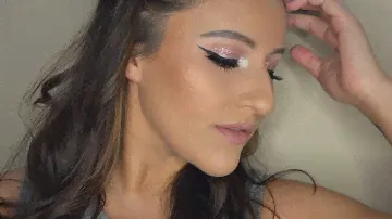 NYX Rose Glitter Eye || NEW NYX Glitter Glue and Glitter