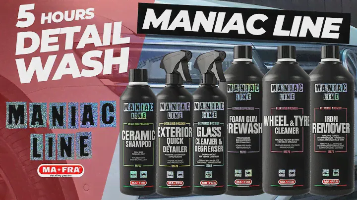 MANIAC LINE DETAIL WASH. Отмыл всю грязь после 2 недель