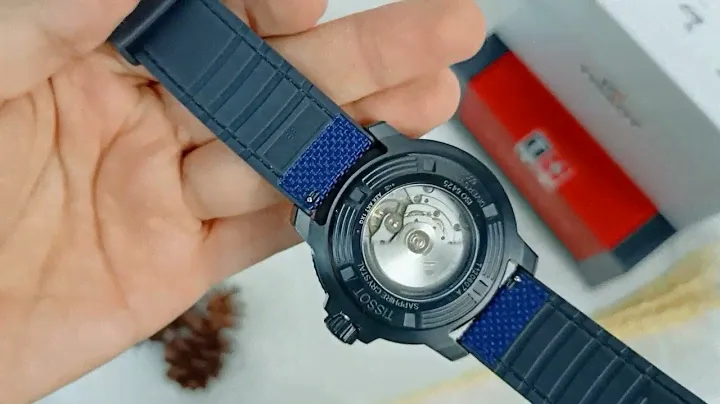 Tissot T-Sport Seastar 2000 Professional Powermatic 80 Blue Dial Blue Rubber