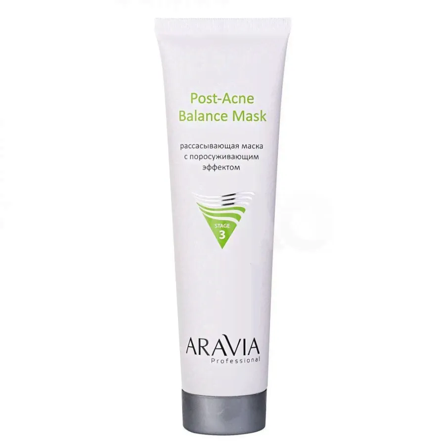 Маска для лица Aravia Professional Post-Acne Balance Mask Рассасывющая с поросуживающим эффектом (100 мл)