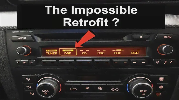 BMW E82 , E87 , E88 , E90 How To Retrofit DAB / Sirius XM