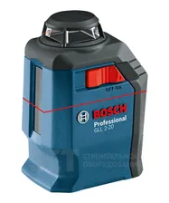 Линейный лазерный нивелир Bosch GLL 2-20 Professional + BM3 + кейс