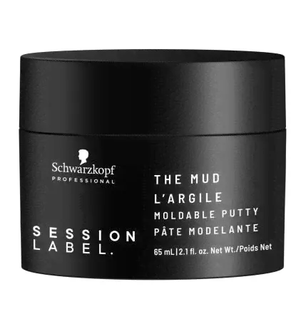 Schwarzkopf Professional Session Label Глина для укладки волос матирующая Mud 65мл-0