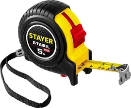 Рулетка обрезиненный корпус 5м х 19мм, STAYER Stabil Professional, 34131-05_z02