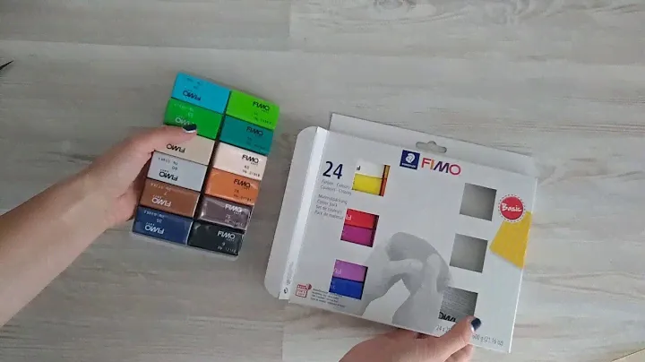 FIMO BASIC 24шт.НАБОР.ПОЛИМЕРНАЯ ГЛИНА. ОБЗОР.