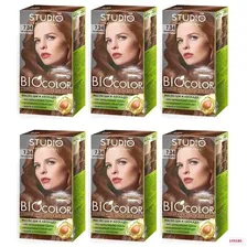 Studio Professional Essem Hair, Bio color 1.0, Крем-краска стойкая для волос, Черный, 6 шт