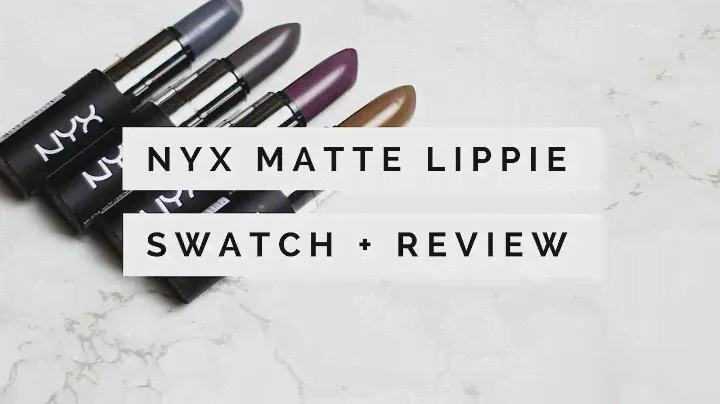 New NYX Matte Lipstick Swatches