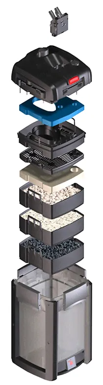 Eheim Внешний термофильтр Professional 4+ 350T, с наполнителями-1