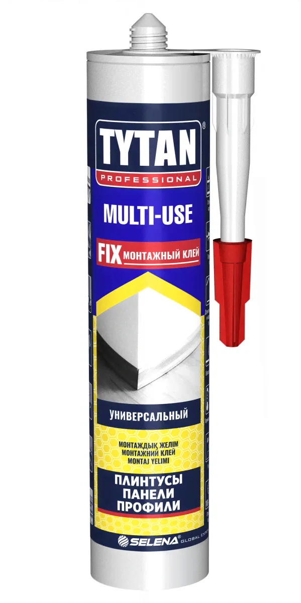 TYTAN PROFESSIONAL MULTI-USE / ТИТАН ПРОФЕШИОНАЛ МУЛЬТИ ЮЗ клей монтажный, каучуковый для наружных и внутренних работ (310мл)