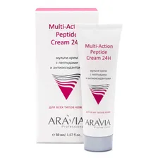 ARAVIA Professional, Мульти-крем для лица с пептидами и антиоксидантным комплексом Multi-Action Peptide Cream, 50 мл (УЦЕНКА)