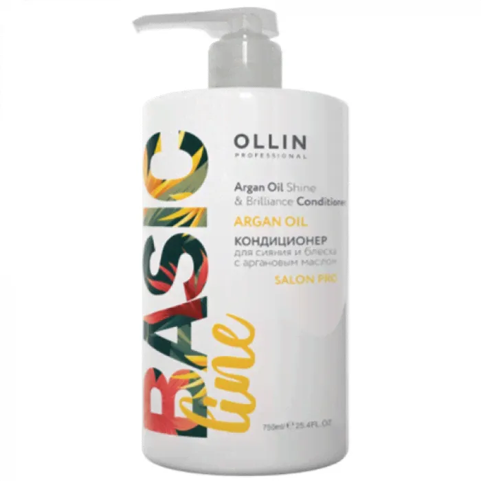 Кондиционер Ollin Professional Basic Line Argan Oil Shine And Brilliance Conditioner