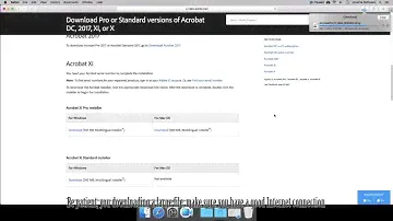Adobe Acrobat Pro XI Mac OS