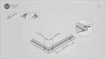 Кухонные пристеночные бортики REHAU PERFETTO LINE, инструкция по установке