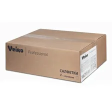 Салфетки Veiro Professional Comfort двухслойные белые 200 листов х 15 шт