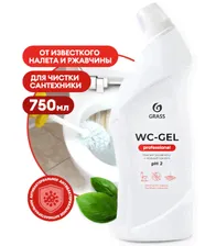 GRASS Чистящее средство для сантехники WC- GEL PROFESSIONAL - 1л PH2 125535 [1/12]