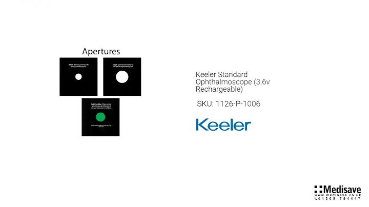 Keeler Standard Ophthalmoscope 3 6v Rechargeable 1126 P 1006