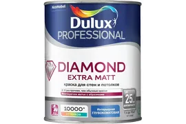 Краска Dulux Professional Diamond Extra Matt глубокоматовая 1 л База BW (белая)