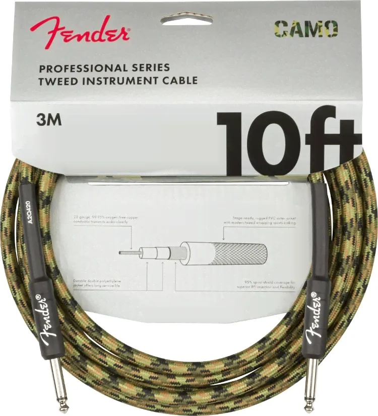Кабель Fender Professional Series 099-0810-176 3 м коричневый-0