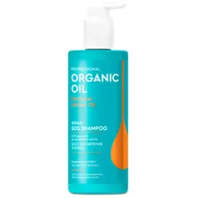 Шампунь для волос Organic Oil Professional аргановое масло SOS Восстановление и блеск 240 мл