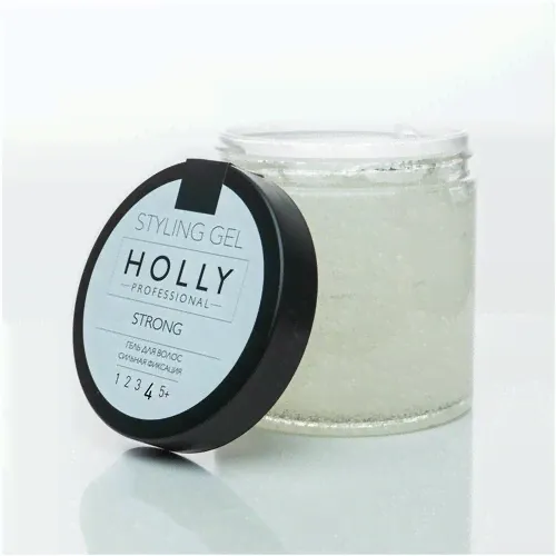 гель для укладки волос с сильной фиксацией styling gel strong holly professional, 500 мл