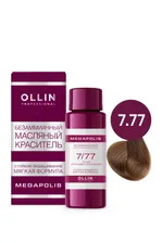 7/77 русый интенсивно-коричневый 50мл Безаммиачный масляный краситель для волос OLLIN Professional