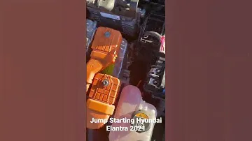 How to Jumpstart Hyundai Elantra 2021. #hyundai #hyundaijumpstart #elantra