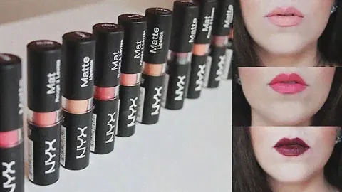 NEW | NYX Matte Lipstick Review w/ Lip Swatches