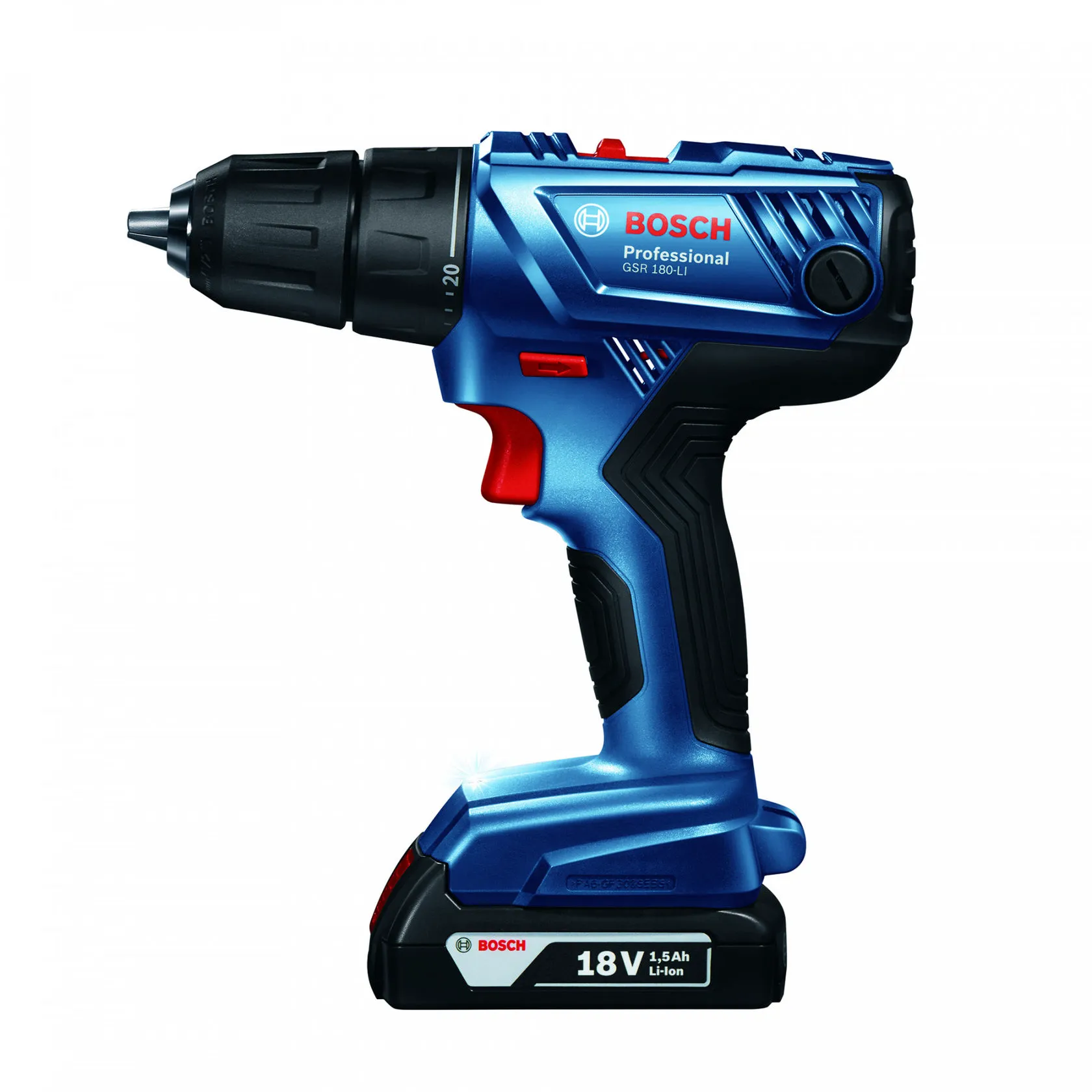 Аккумуляторная дрель-шуруповерт Bosch Professional GSR 180-LI