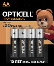Батарея Opticell Professional батарейки AA 4 шт