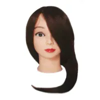 Голова учебная "Шатен" длина волос 45/ 50см, 100%, штатив в комплекте OLLIN Professional