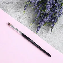 Кисть для макияжа «Home Professional», 15 см, цвет чёрный