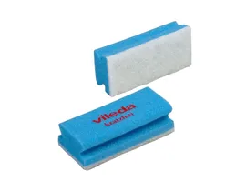 102562 Губка Минимальная жесткость, белый абразив Vileda Professional, синяя
