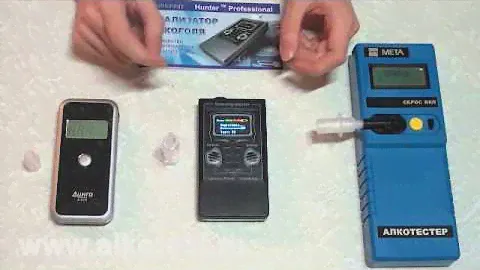 Алкотестер AlcoHunter Professional+ тест