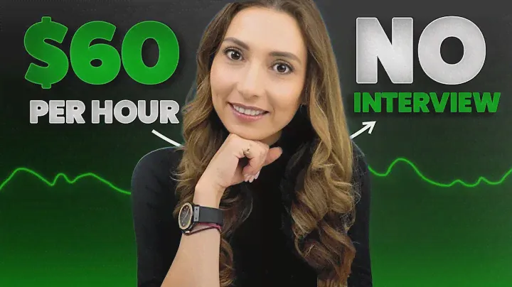 6 No Interview $60 / Hour Online Work from Home Jobs
