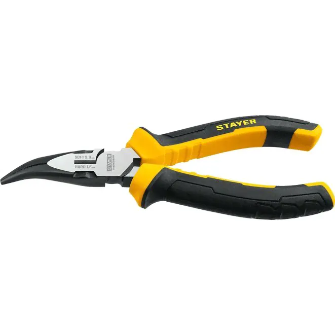 Тонкогубцы изогнутые 160 мм STAYER PROFESSIONAL HERCULES 2203-4-16_z03-0