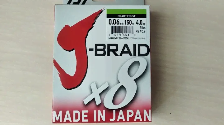 Пробую новый шнур J-BRAID 0,06  8 жил