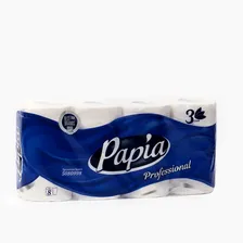 Туалетная бумага Papia Professional, 3 слоя, 8 рулонов