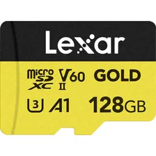 Карта памяти Lexar Professional GOLD microSDXC 128GB UHS-II U3 V60 C10 A1, R/W 280/100 МБ/с