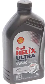 550048476, Масло моторное Shell Helix ULTRA PROFESSIONAL AV-L 5W30 1L-0